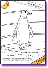 Inkwinks - Colour the penguin