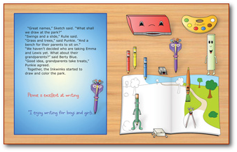 The Park Picture Storybook - pages 6 - 7